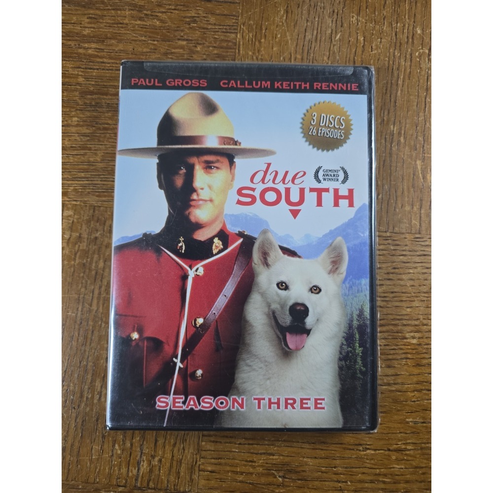 Due South Season Three 3 DVD - New & Sealed! Paul Gross